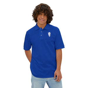 Alfa Romeo GTA Men's Piqué Polo front blue