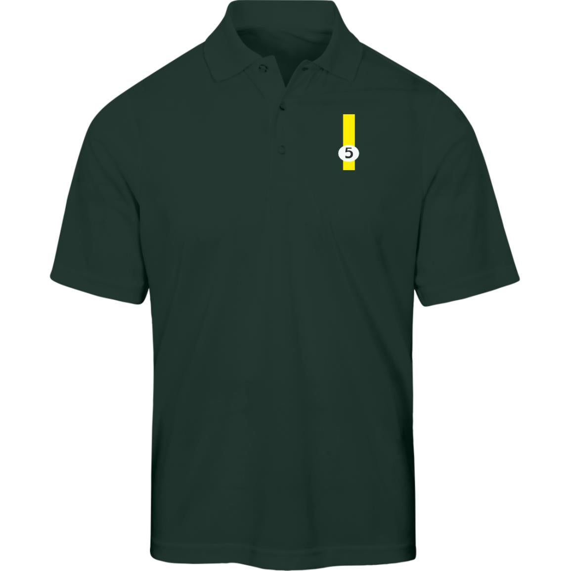 5: Jim Clark Lotus F1 knit polo short dark green front