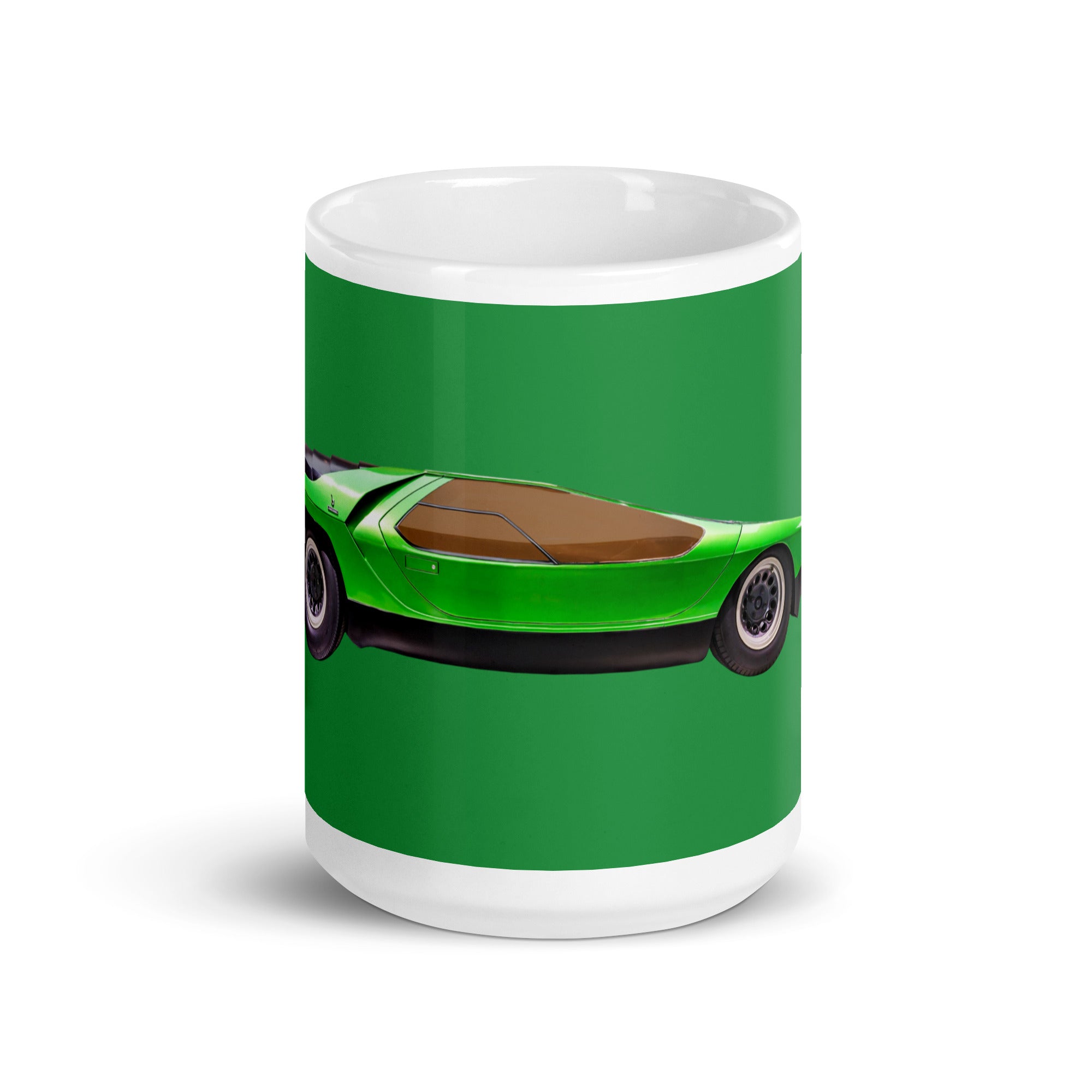 Alfa Romeo Carabo Concept Gandini design green large mug centre