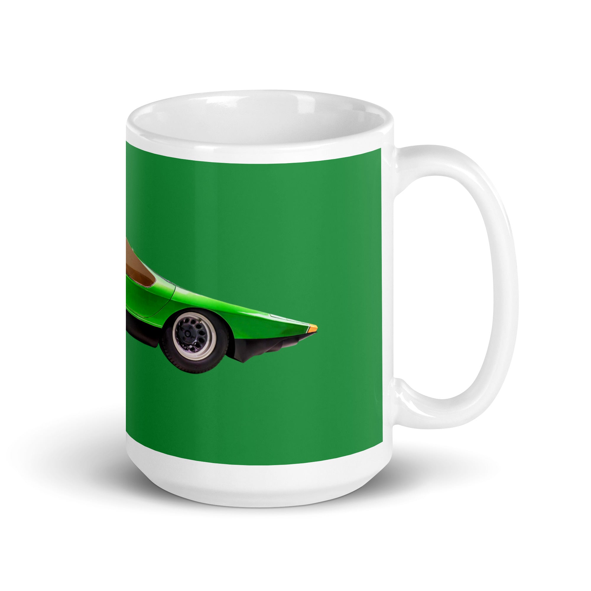 Alfa Romeo Carabo Concept Gandini design green large mug right