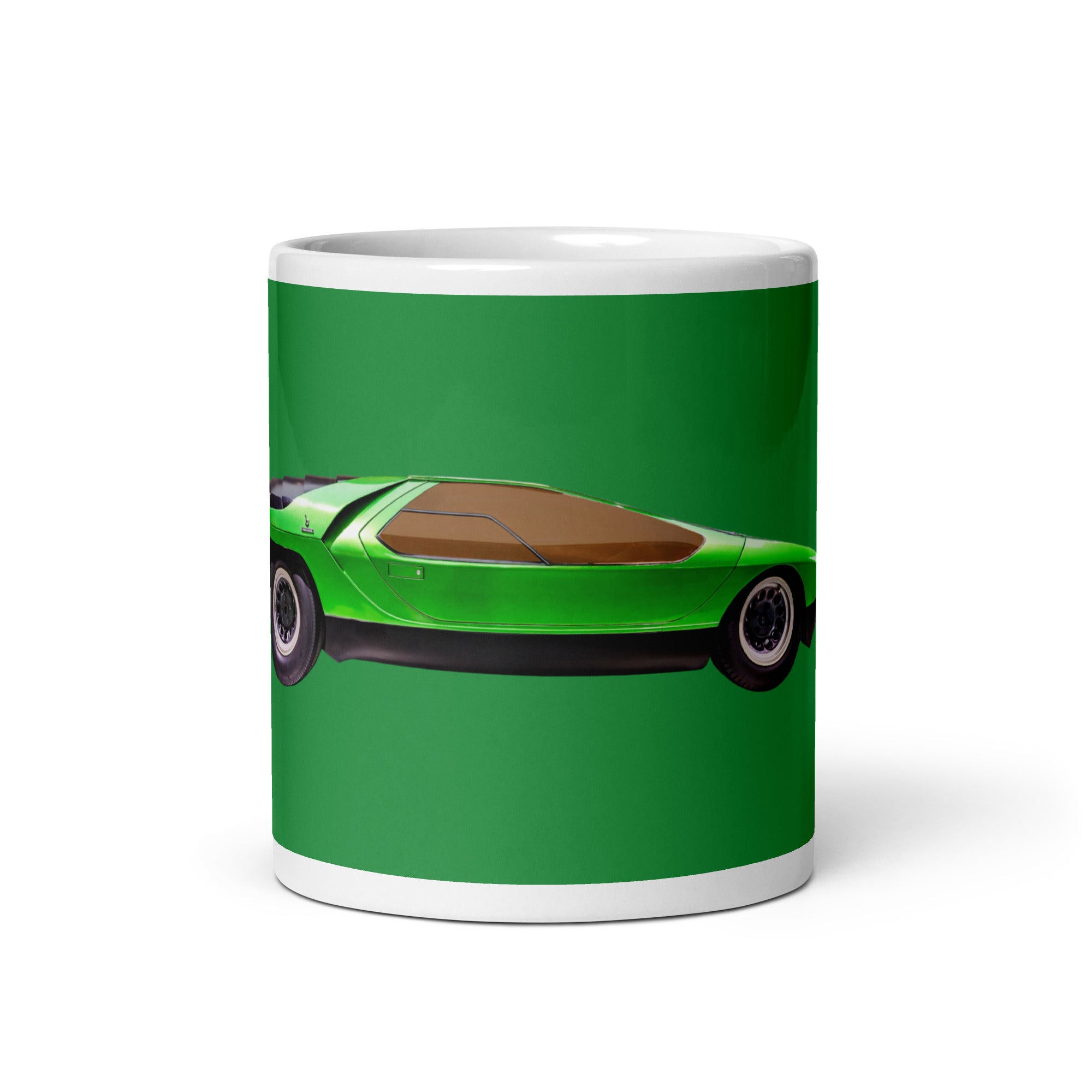 Alfa Romeo Carabo Concept Gandini design green mug left