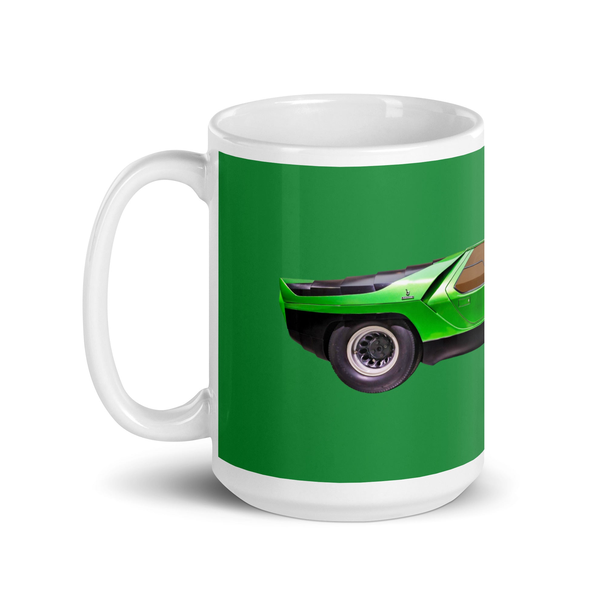 Alfa Romeo Carabo Concept Gandini design green large mug left