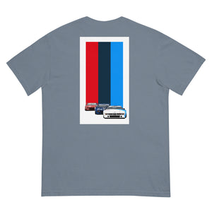  BMW M1 Procar 1979 light grey tshirt rear flat