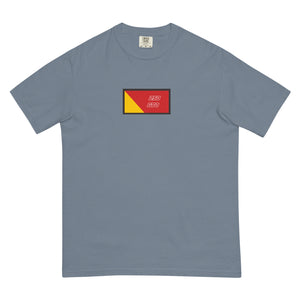 24: Ferrari 250 GTO unisex t-shirt blue grey front flat 