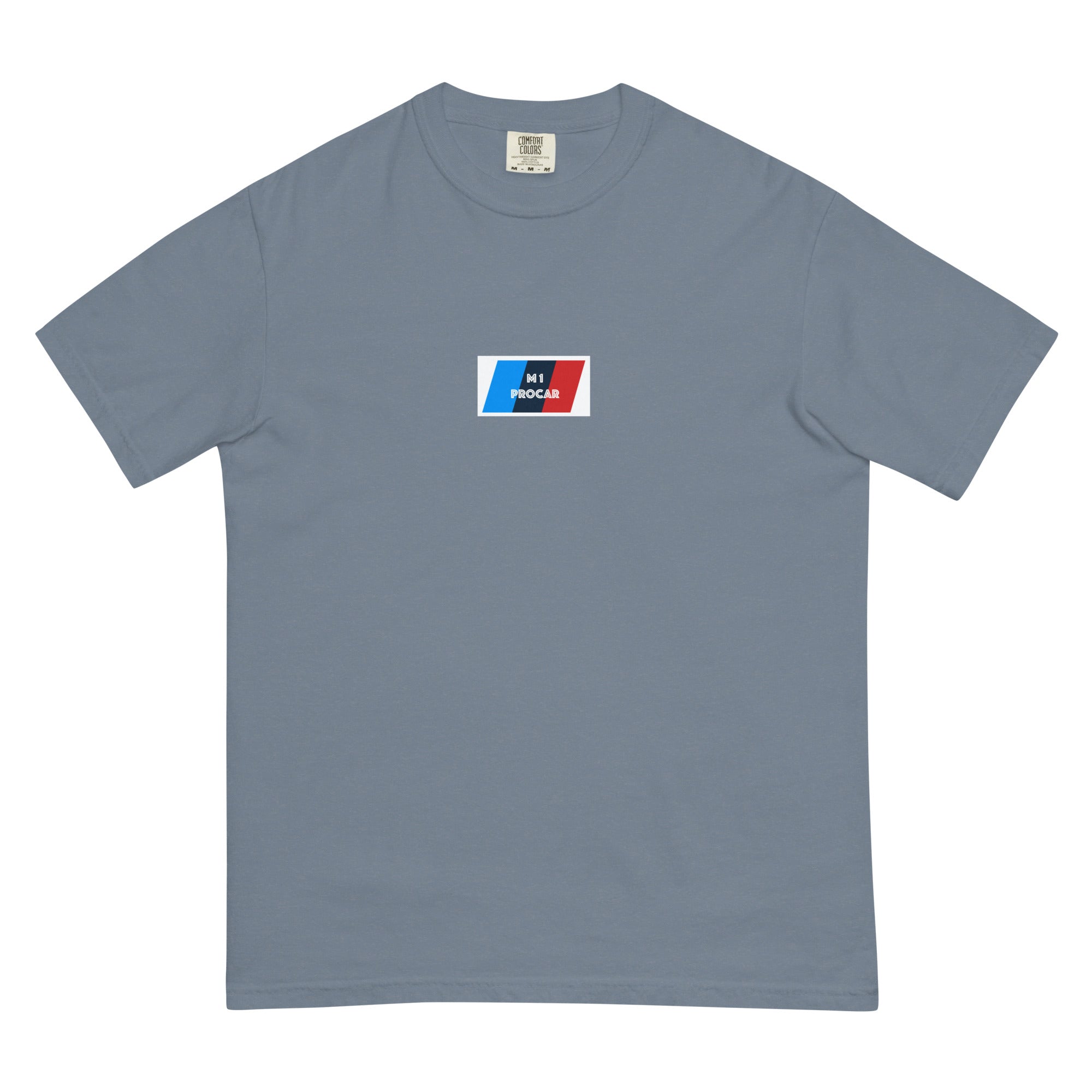  BMW M1 Procar 1979 light grey tshirt front flat