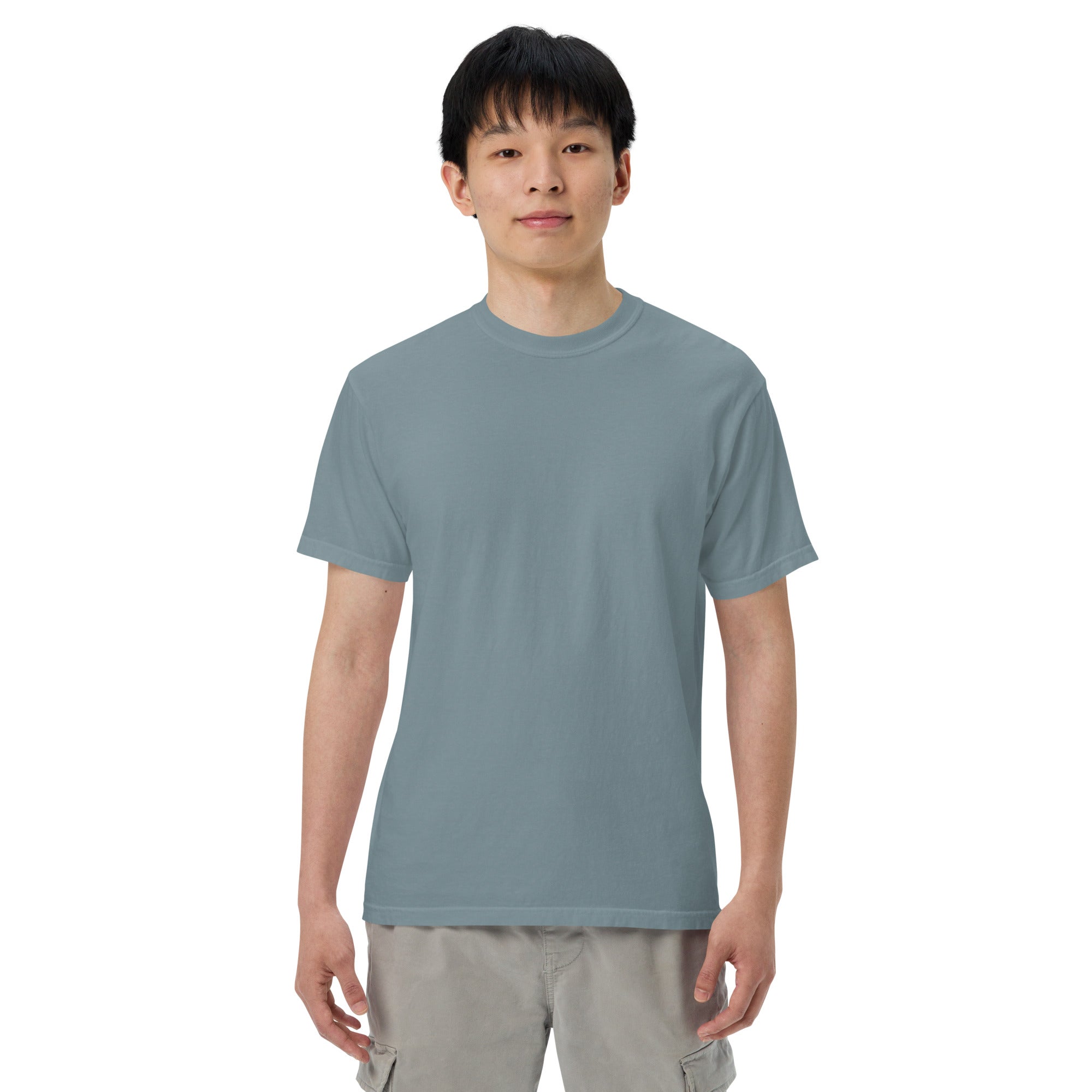 90: Audi Quattro IMSA GTO Unisex Heavyweight T-Shirt Grey Front