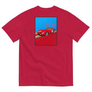 24: Ferrari 250 GTO unisex t-shirt red rear flat 