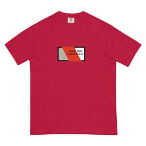 90: Audi 90 quattro GTO imsa race car t-shirt red front flat t-shirt