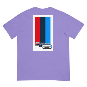  BMW M1 Procar 1979 violet tshirt rear flat