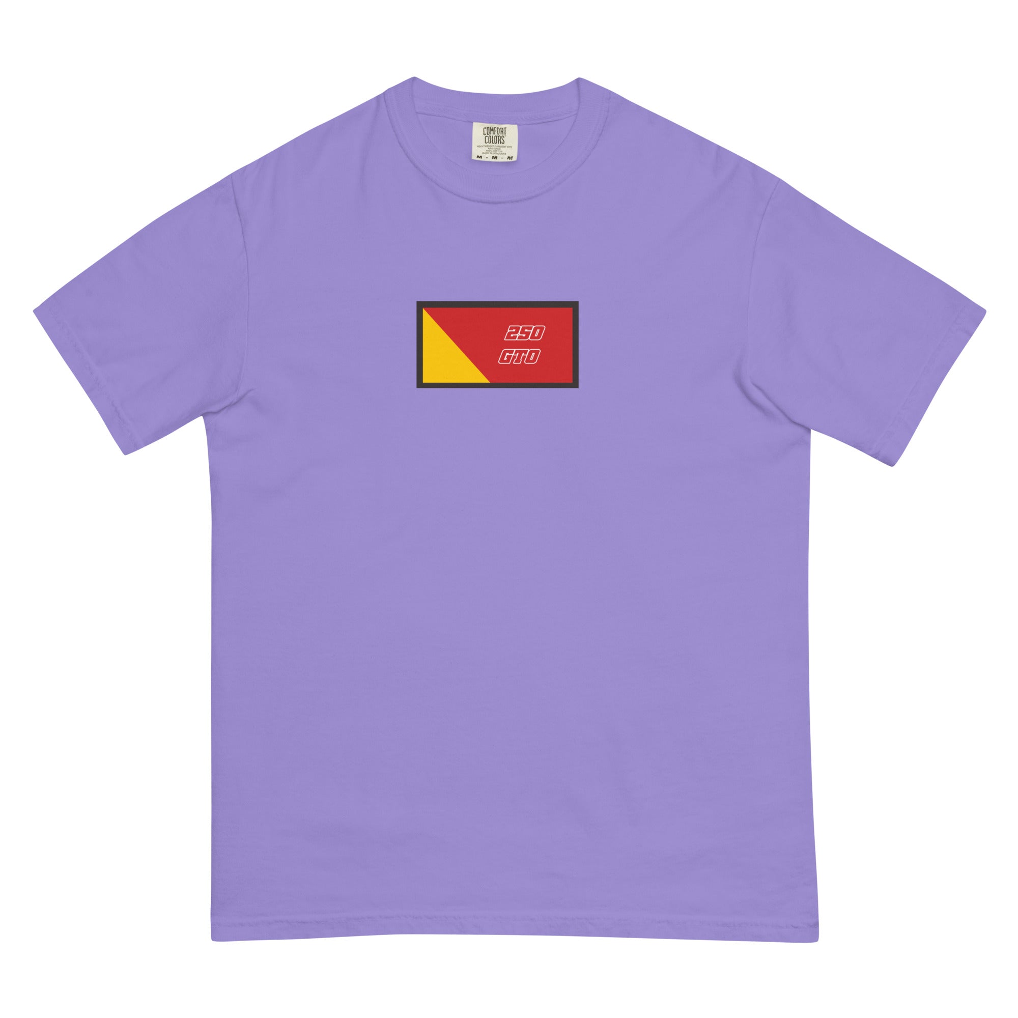 24: Ferrari 250 GTO unisex t-shirt violet front flat 