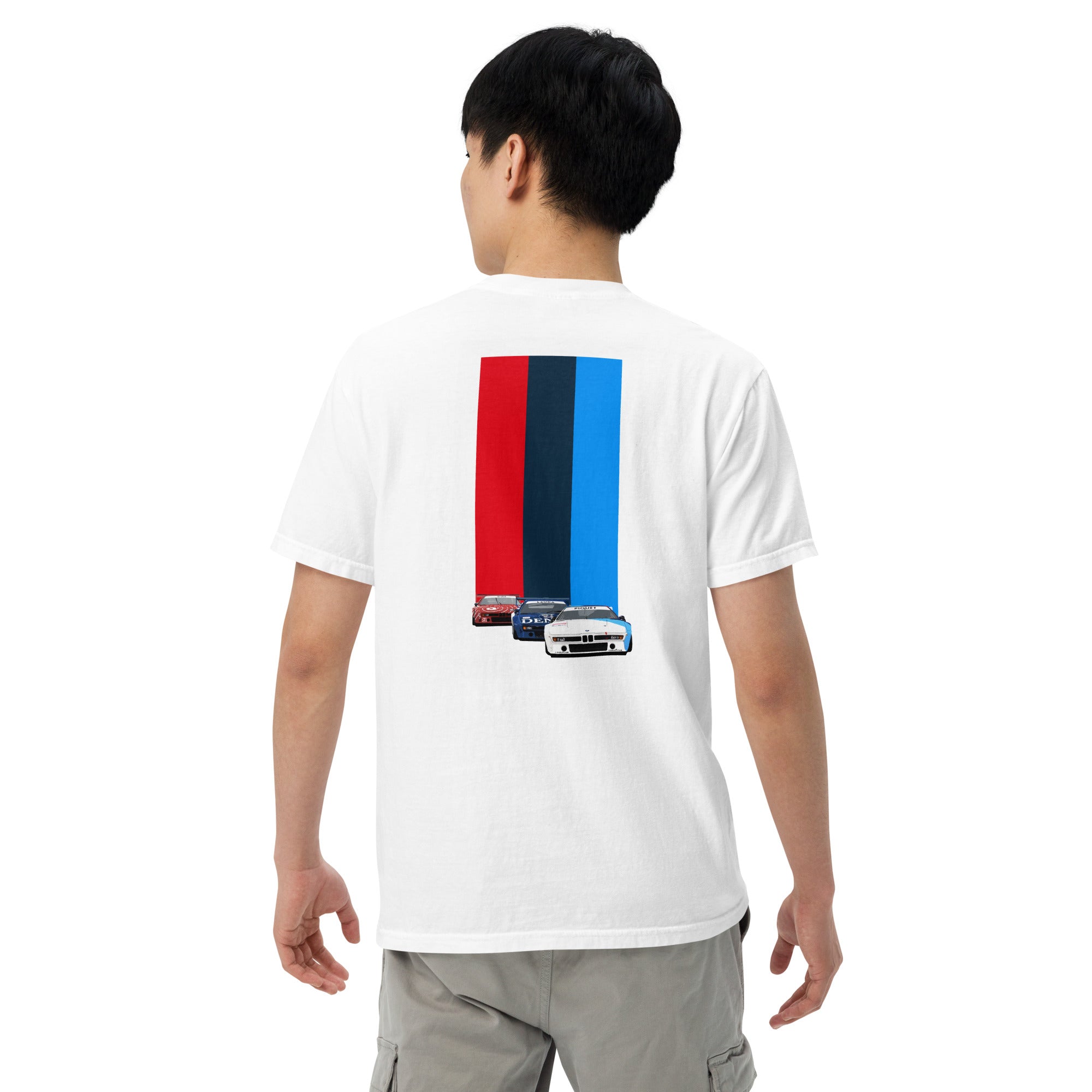  BMW M1 Procar 1979 white tshirt rear