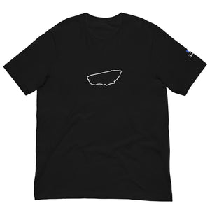 Le Mans: Historic Circuit Unisex T-Shirt Black front flat