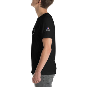Le Mans: Historic Circuit Unisex T-Shirt Black side