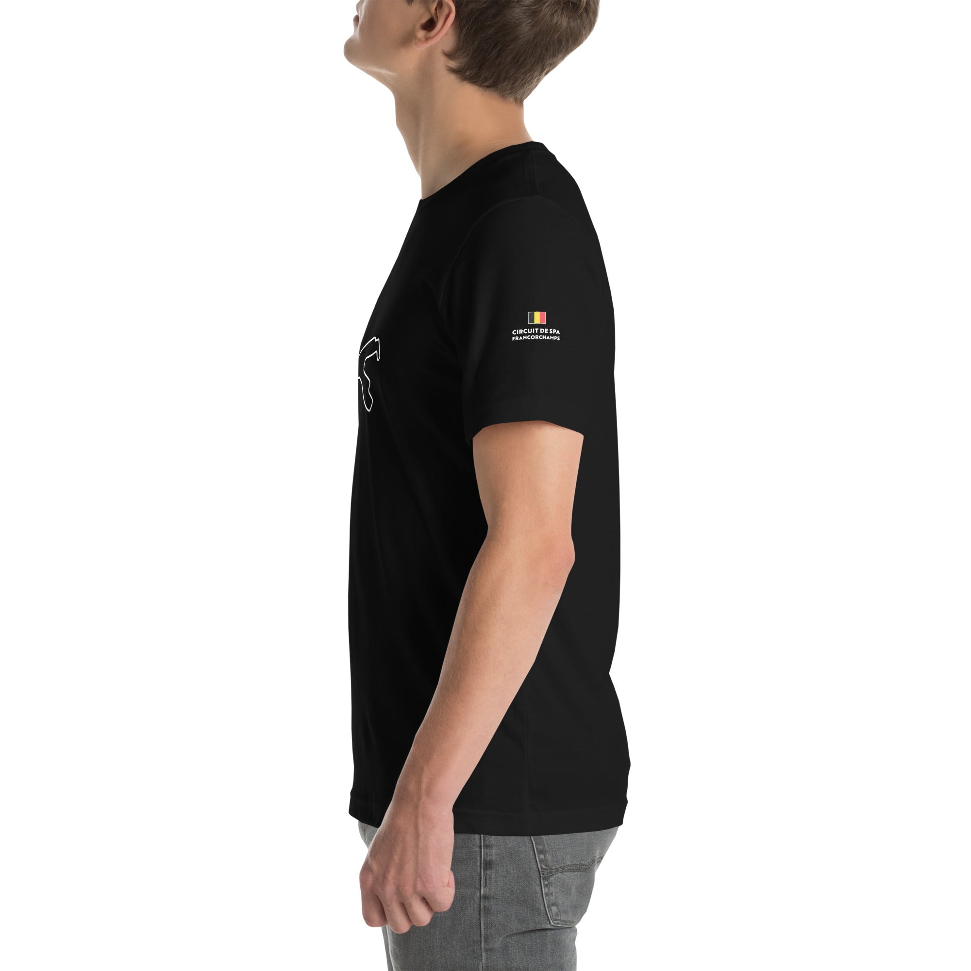Spa: F1 Historic Circuit - Unisex T-Shirt Black side