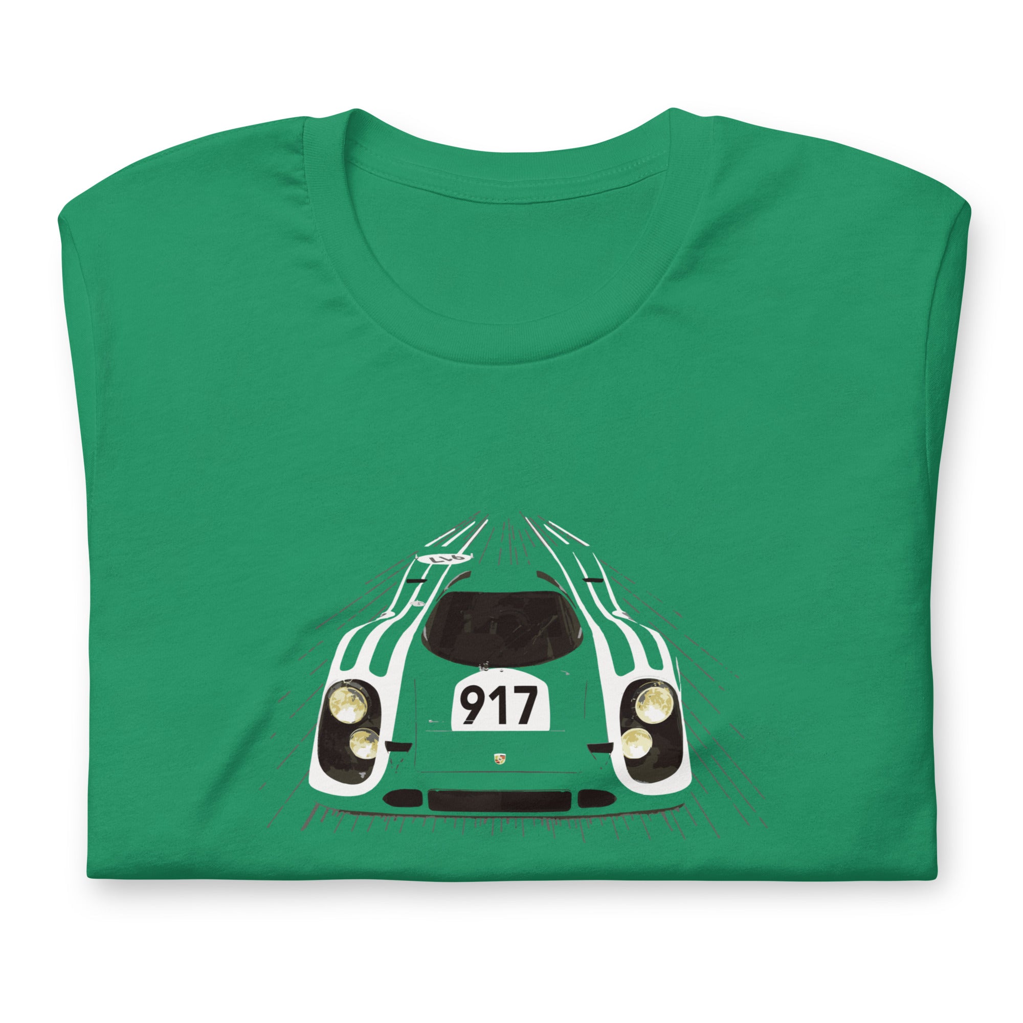 917: 1970 Porsche 917K Salzburg folded green tshirt