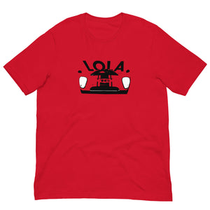 lola cars T70 MkIIIB le mans t-shirt red flat