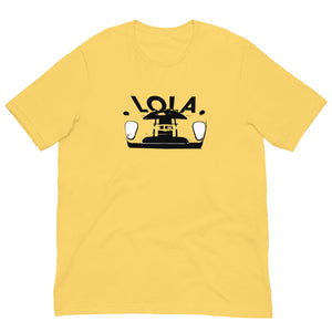 lola cars T70 MkIIIB le mans t-shirt yellow flat