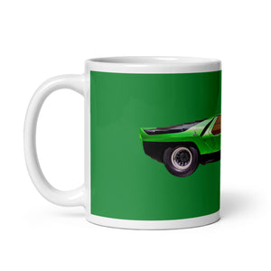 Alfa Romeo Carabo Concept Gandini design green mug left