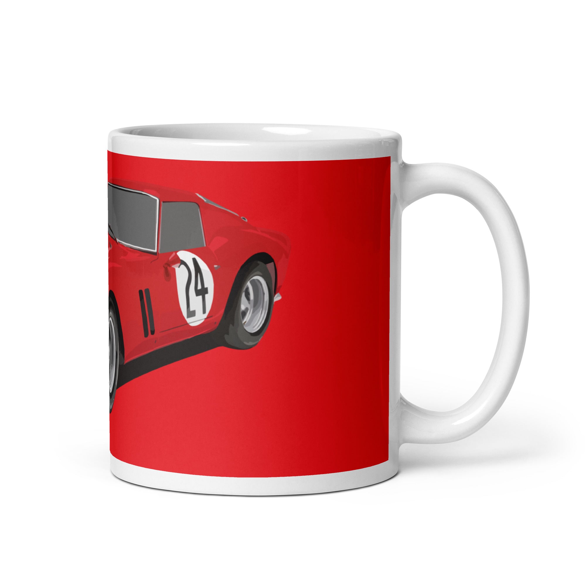 1962 Ferrari 250 GTO Medium Red Mug left