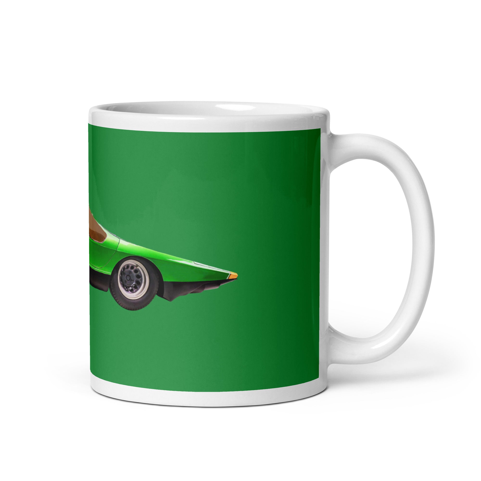 Alfa Romeo Carabo Concept Gandini design green mug right