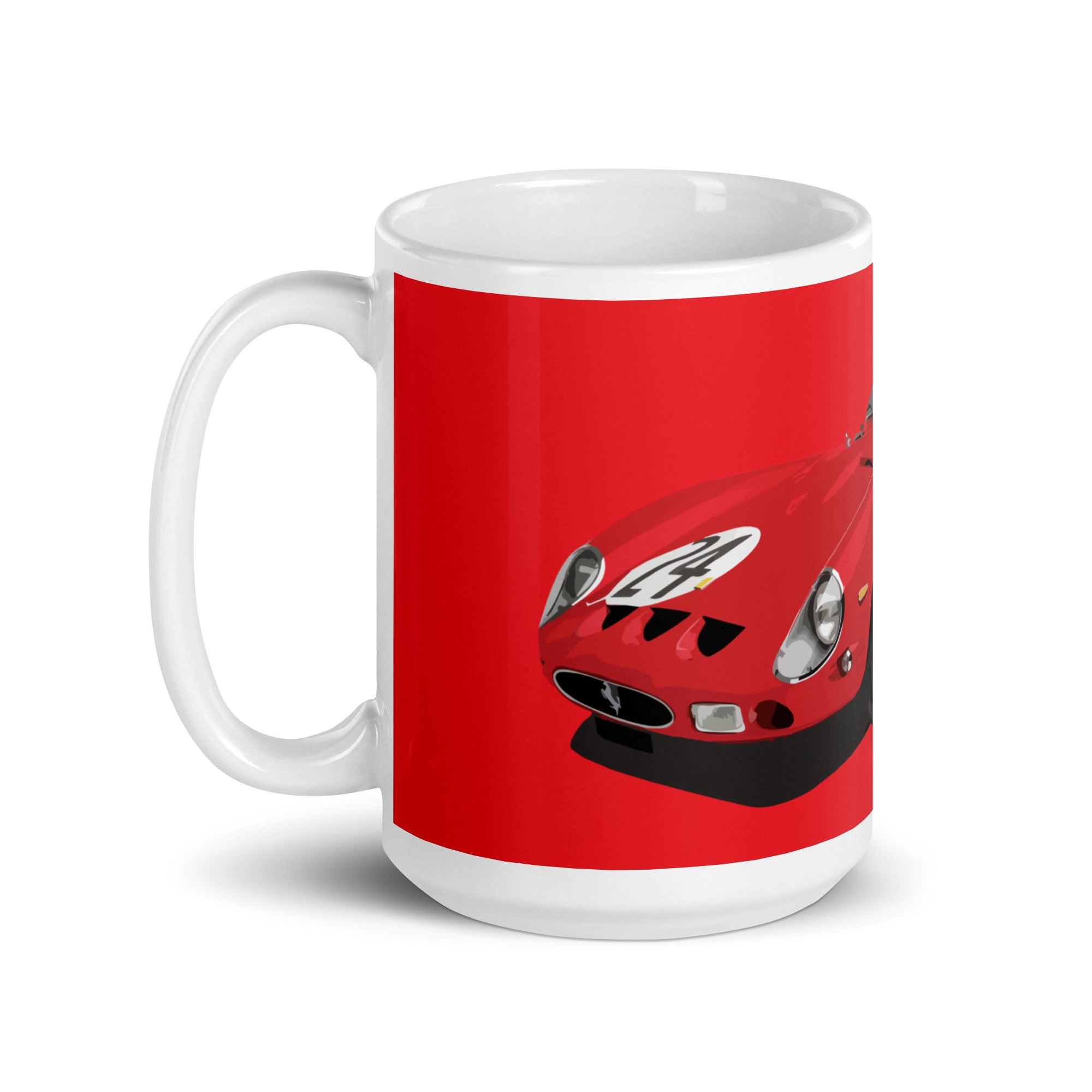 1962 Ferrari 250 GTO large Red Mug left