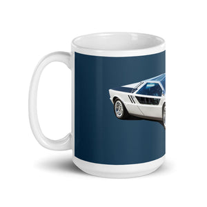 1972 Maserati Boomerang concept car mug blue large left