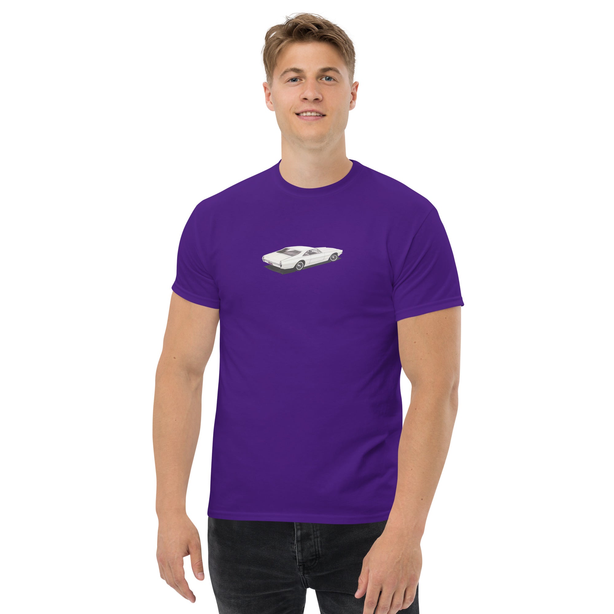 1964 Mercury Cougar Concept Short Sleeve T-Shirt purple front
