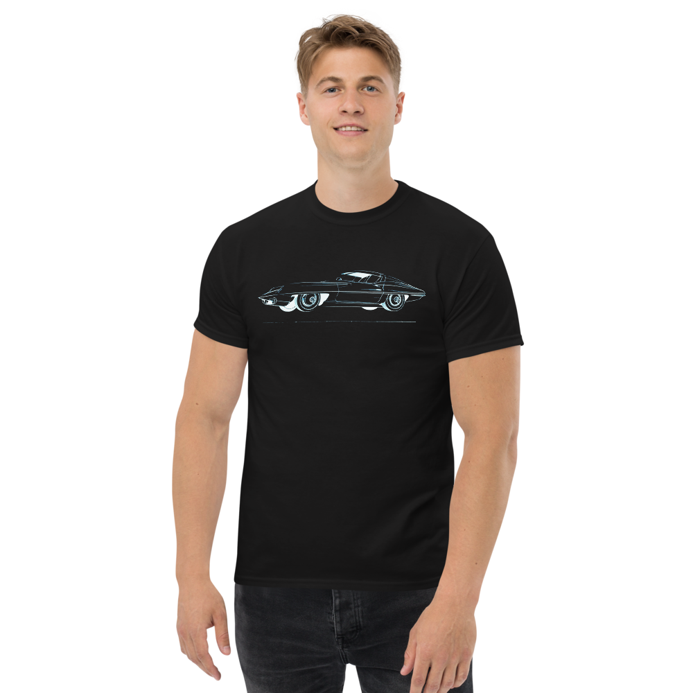 Pete Brock c2 corvette stingray design sketch t shirt