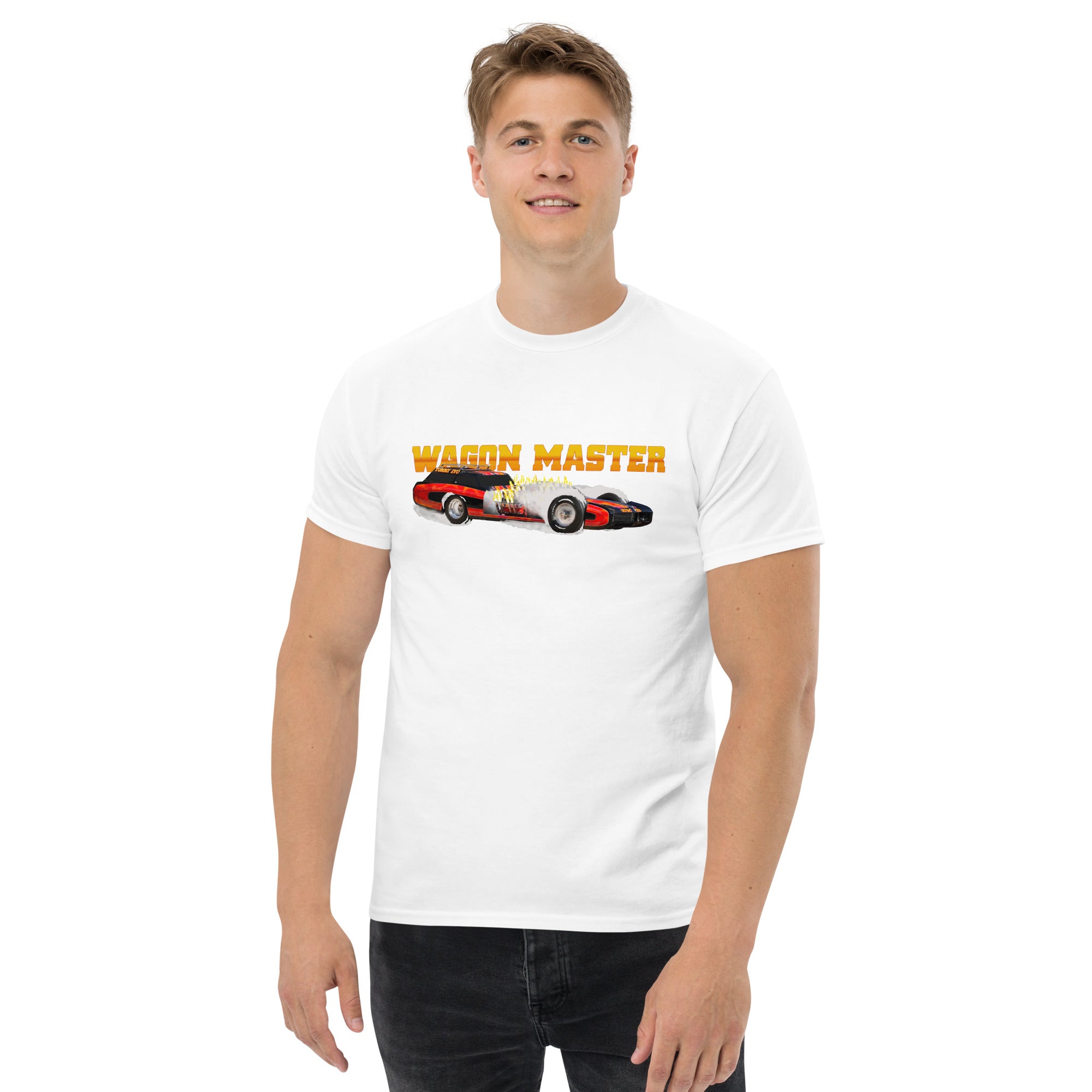 Tommy Ivo Buick Wagon Master NHRA Dragster T shirt white
