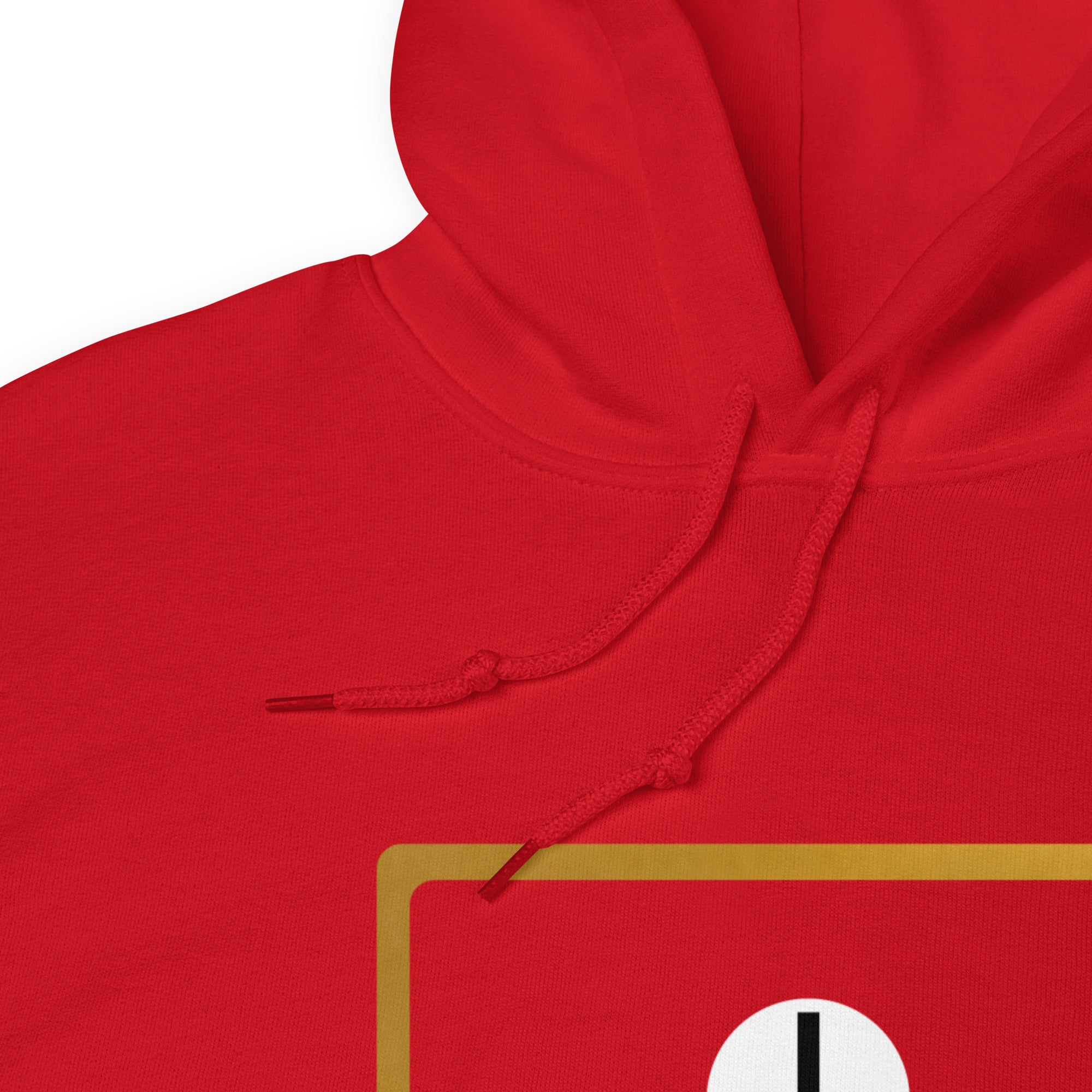 1: Hill Team Lotus 49B f1 world champion red hoodie front detail