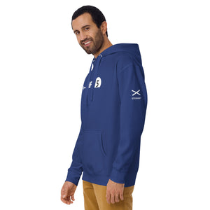 5: Elf Tyrrell Ford Racing Jackie Stewart F1 champion blue unisex hoody front side
