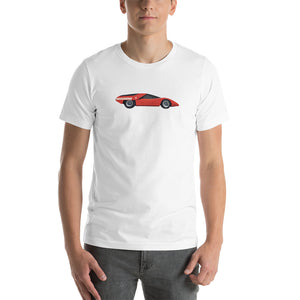1969 Fiat Abarth 2000 Scorpione T shirt white front