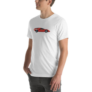 1969 Fiat Abarth 2000 Scorpione T shirt white left front